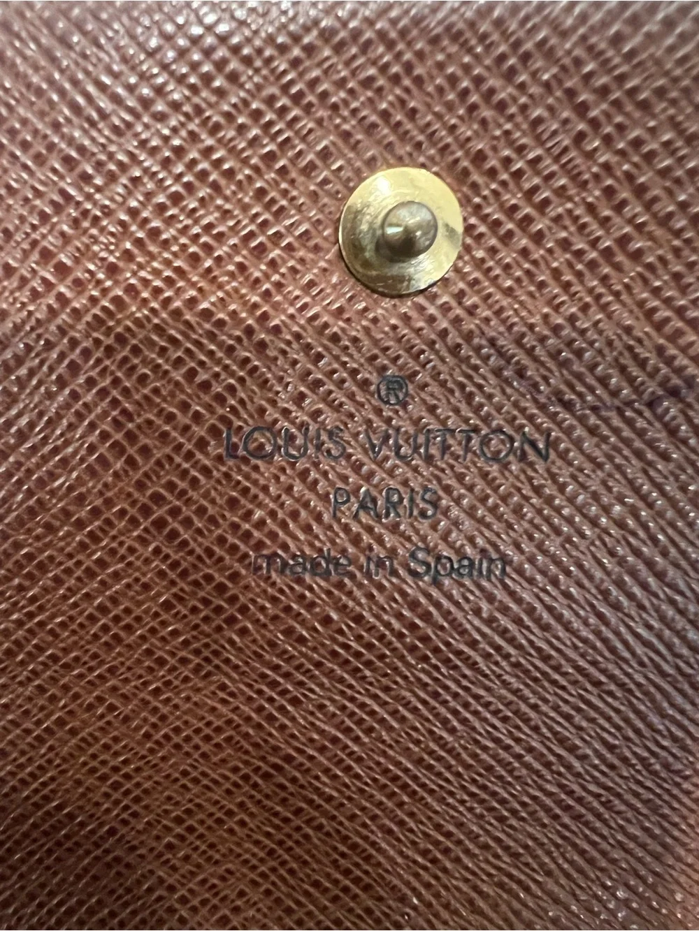 Authentic  Louis Vuitton Monogram Pochette Passeport Trifold Wallet